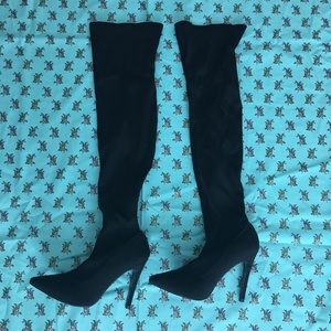 Sleek black boots